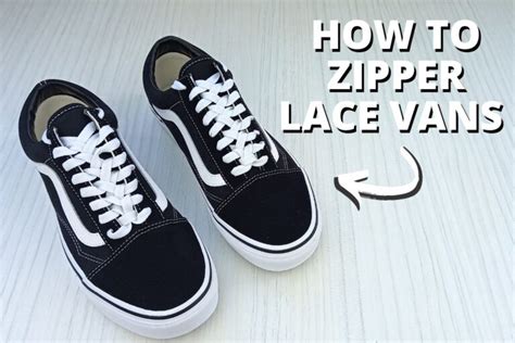 zipper lace vans.